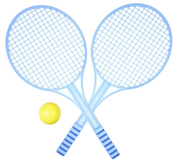 Tennisracket plast 3 delar