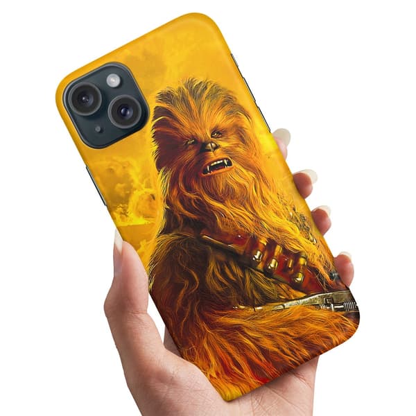 Skal / Mobilskal till iPhone 14 / 15 Plus - Chewbacca Star Wars