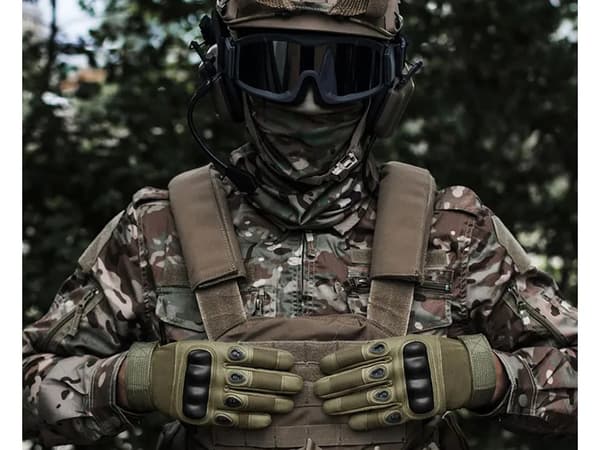 Taktiska Handskar - Militärhandskar Grön