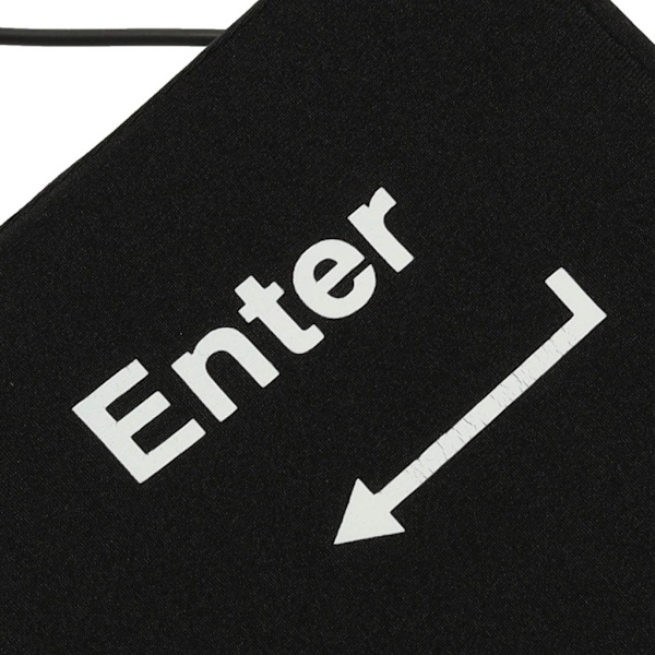 ENTER-knapp stor antistress-USB-kudde