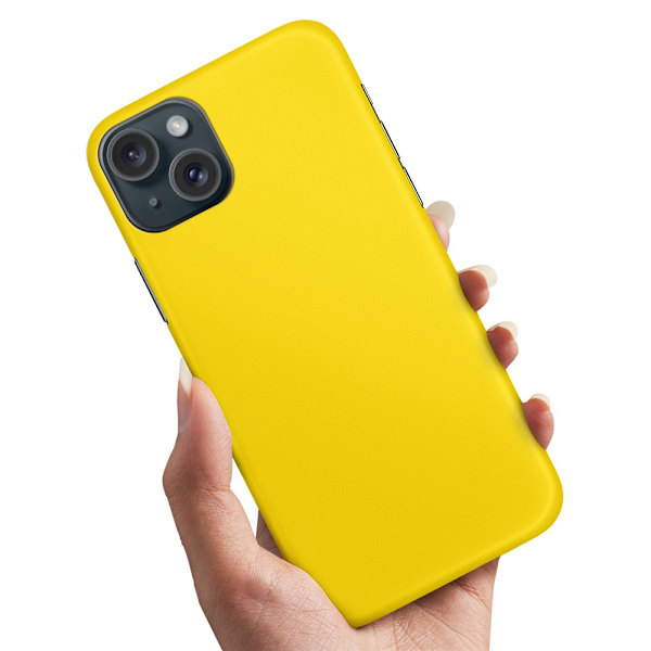 Deksel / Mobildeksel til iPhone 15 - Gul