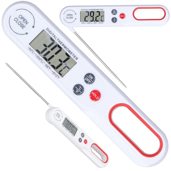 Digital Köttermometer - Termometer Vit