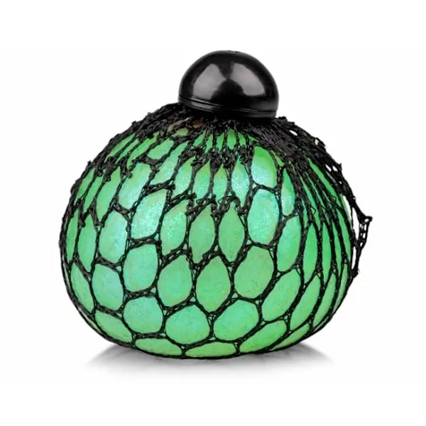 Stressball Lysende / Klemmeball i Nett – Glitter Multicolor