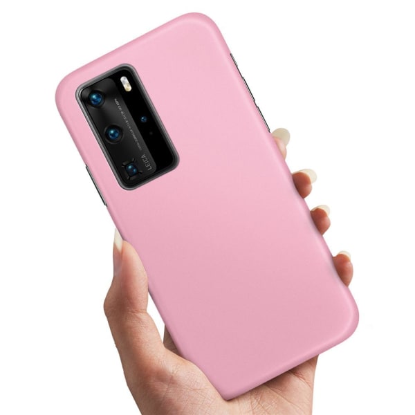 Huawei P40 Pro - Cover/Mobilcover Lysrosa Light pink