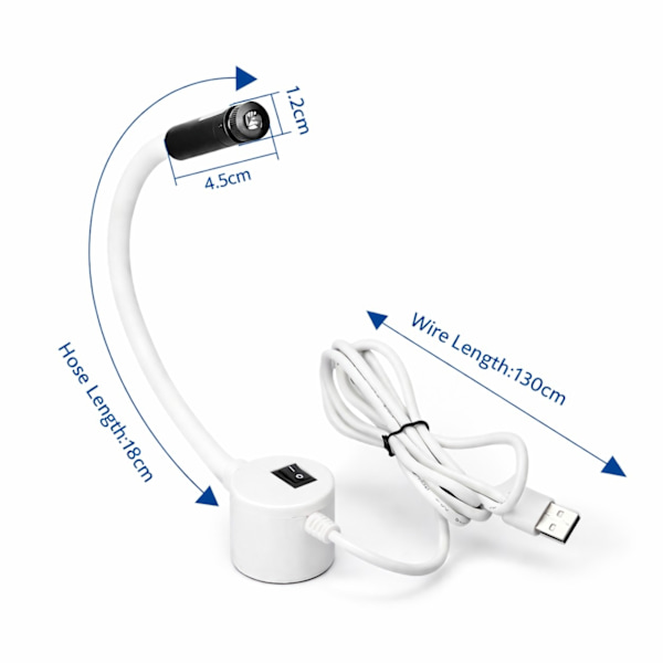 Laserguide med kors & magnet – USB
