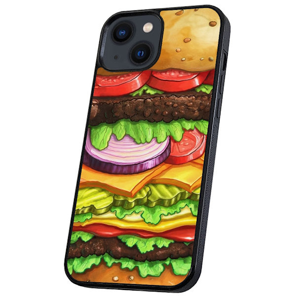 iPhone 14 - Deksel/Mobildeksel Hamburger