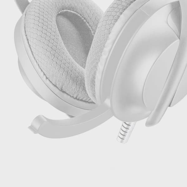 White Shark PARROT On-Ear Gaming Headset Vit/Grå