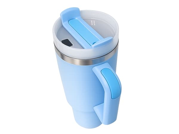 Termosmugg 1.2 L med sugrör Blue