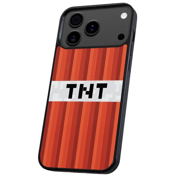 iPhone 17 / 18 Pro Max - Deksel/Mobildeksel Minecraft TNT
