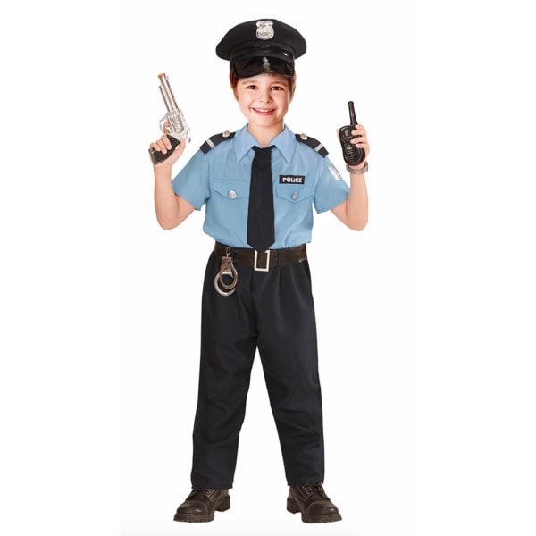 Politibetjent Børn - Maskerade kostume M