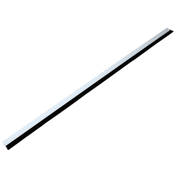 Tätningslist borste 100 cm PVC vit