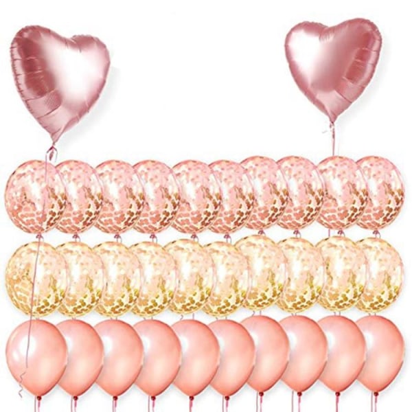 Polterabendballoner / Folieballoner - Bridge to Be Pink