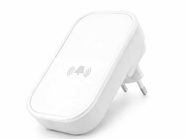 Trådlös dörrklocka kinetisk 130 m IP68 White