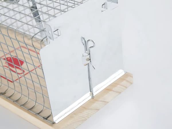 Råttfälla XL - Stor metallbur med fjäderlucka