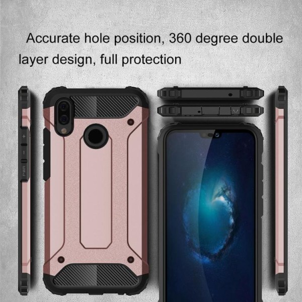 Huawei Y6 (2019) - Kansi/mobiilikotelo - Kestävä Pink