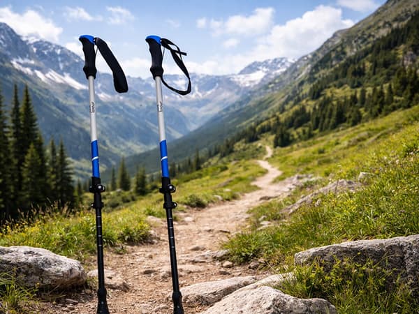 Gåstavar nordic walking tillbehör Silver