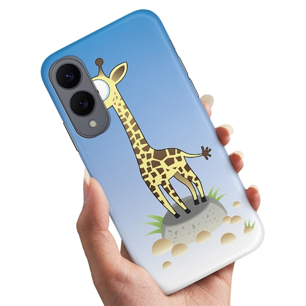 Samsung Galaxy S25 Edge - Kuoret/Suojakuori Piirretty Kirahvi