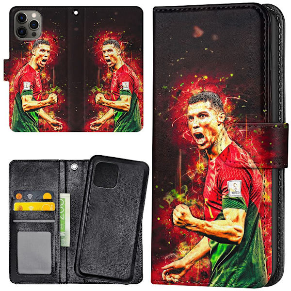 iPhone 16 Pro Max - Lommebok Deksel Ronaldo