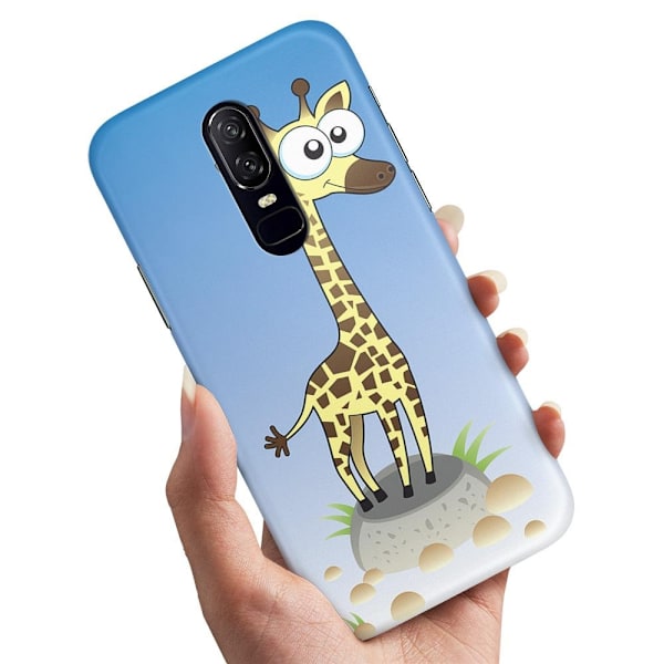 OnePlus 7 - Skal/Mobilskal Tecknad Giraff