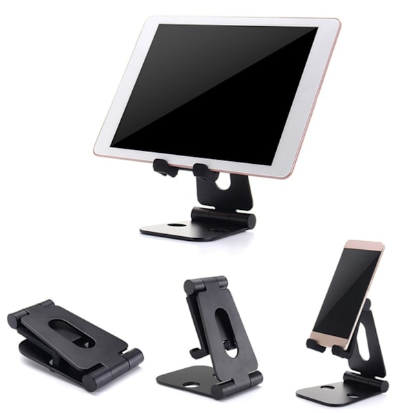 Stander / Holder til Mobil & Tablet Bærbar & foldbar Black 45e4