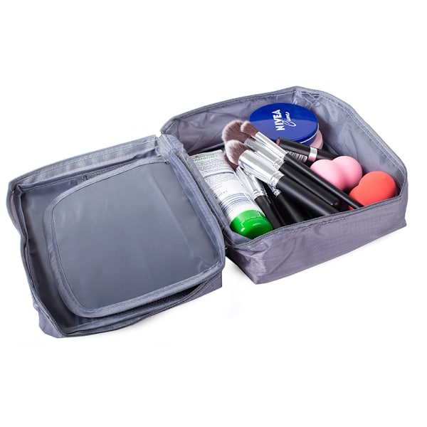 Sminkväska / Necessär / Toalettväska - Makeup Bag grå