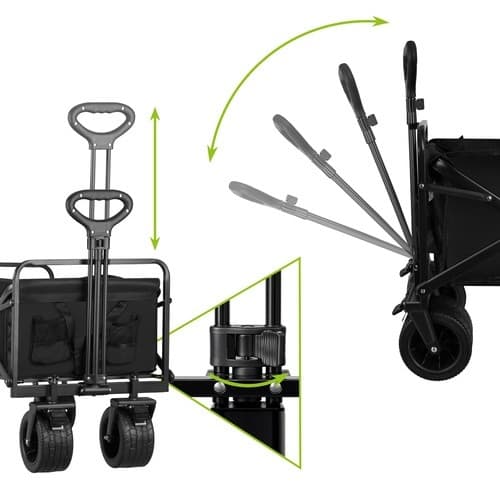 Taitettava Kuljetusvaunu - Max 100 kg