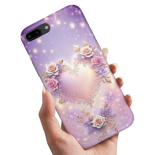 Deksel / Mobildeksel til iPhone 7 / 8 Plus - Heart