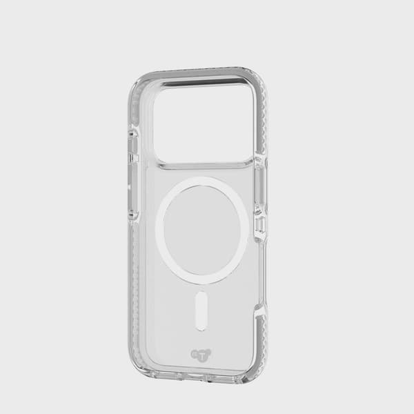 Tech21 Evo Crystal MagSafe iPhone 18 Pro/17 Pro Klar/Silver