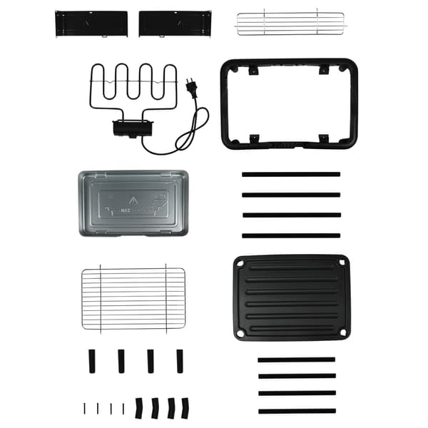 Elektrisk Grill / Bordsgrill - 2000W - 50x25 cm