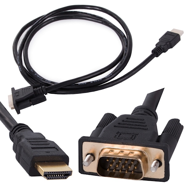 1,3 meter - HDMI till VGA Adapter - 1080p