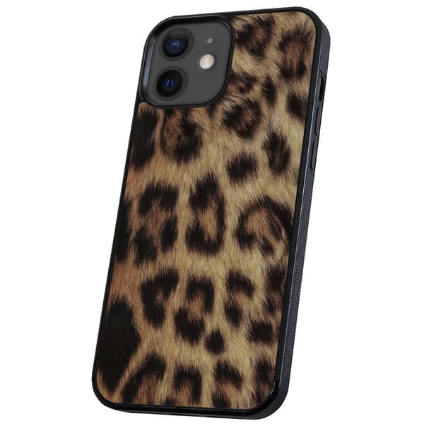 iPhone 12 Mini - Cover/Mobilcover Leopard