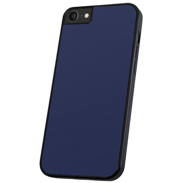 iPhone 6/7/8/SE - Cover/Mobilcover Mørkblå Dark blue