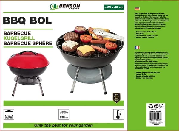 Grill / Kolgrill - 70x44x41 cm