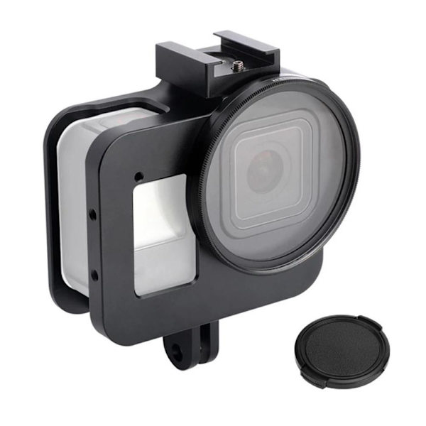 Kamerakotelo UV-linssillä - GoPro Hero 8 - Suojaava Kotelo Black
