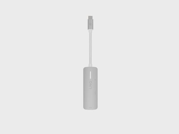 Linq 3in1 USB-C Multiport Hub Aluminiumgrå