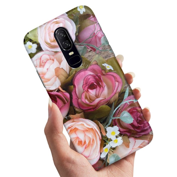 OnePlus 6 - Cover/Mobilcover Blomster