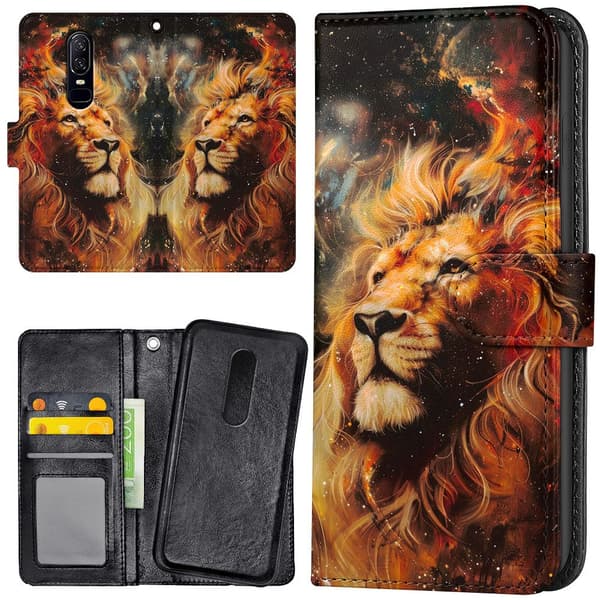 OnePlus 7 - Lommebok Deksel Lion