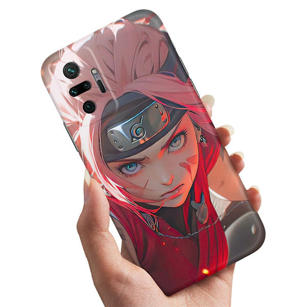 Deksel / Mobildeksel til Xiaomi Redmi Note 10 Pro - Sakura Naruto