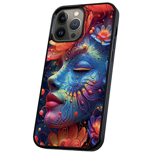 iPhone 16 Pro Max - Deksel/Mobildeksel Psychedelic