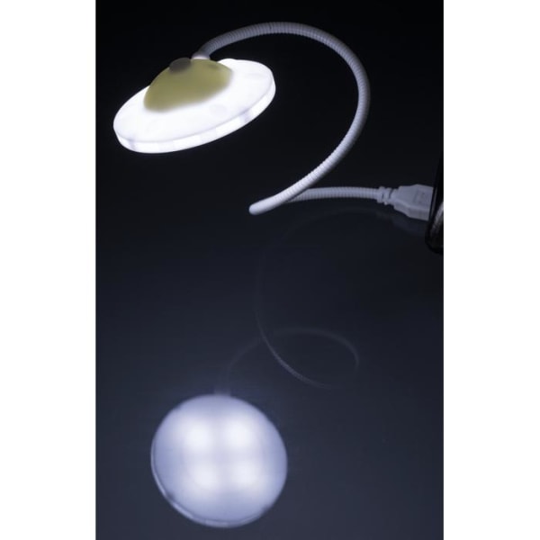 Laptop LED USB-lampa - Flexibel Vit