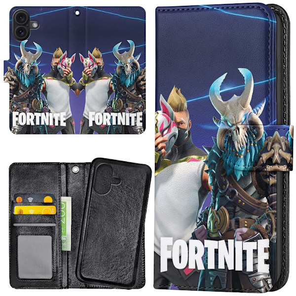 iPhone 16 - Plånboksfodral/Skal Fortnite