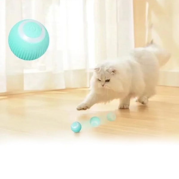 Kattleketøy / Aktiveringsball - Ball som beveger seg Blue