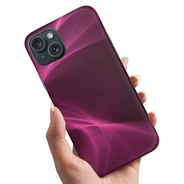 iPhone 15 Plus - Deksel/Mobildeksel Purple Fog