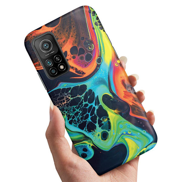 Xiaomi Mi 10T/10T Pro - Deksel/Mobildeksel Marmor Multicolor