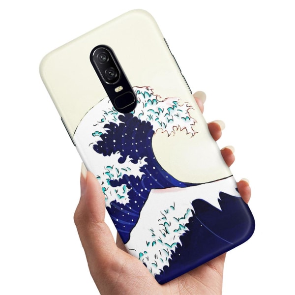OnePlus 6 - Cover/Mobilcover Flodbølge