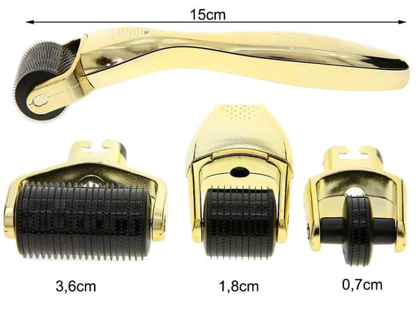 Dermaroller / Skinroller / Microneedling - 0,5/1,0/1,5 mm