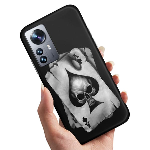 Deksel / Mobildeksel til Xiaomi 12 Pro - Dødningehode Kortstokk Multicolor