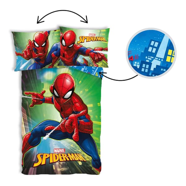 Spider-Man Sengetøj til Barneseng - 100×135 cm