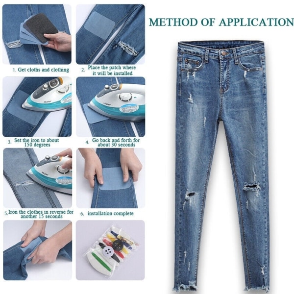 Lapper for Jeans - 20 stk