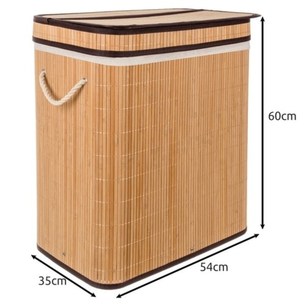 Tvättkorg med 2 Fack - 100L